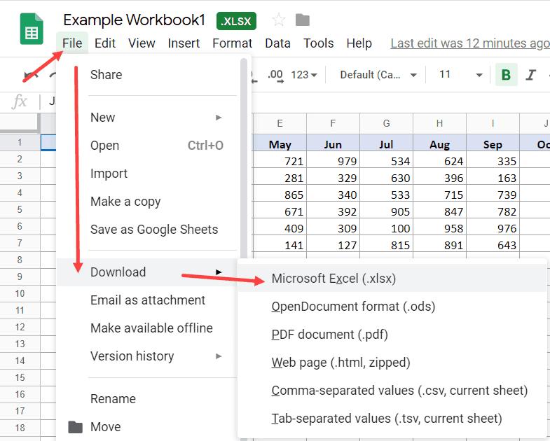 Hướng dẫn cách chuyển đổi Excel sang Google Sheets và ngược lại